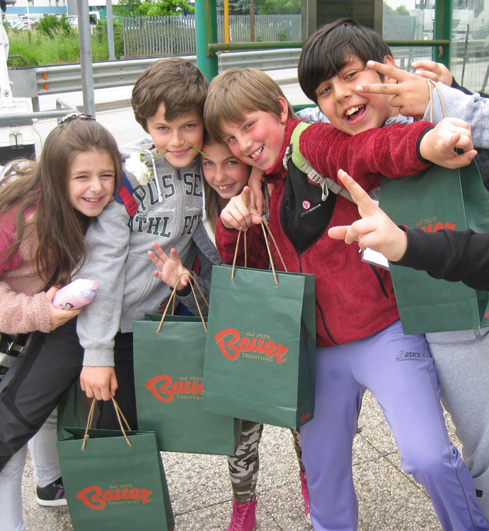 La scuola elementare di Cles fa visita a Bauer!