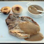 Lombo con salsa e cipolline alla griglia 2