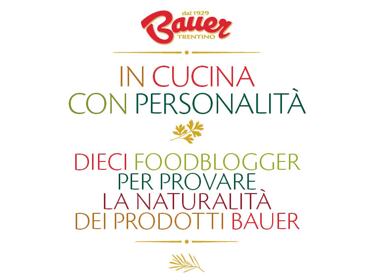 Il progetto food blogger: IN CUCINA CON PERSONALITÀ!