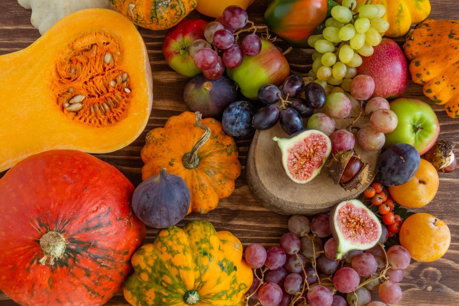 frutta e verdura autunnali